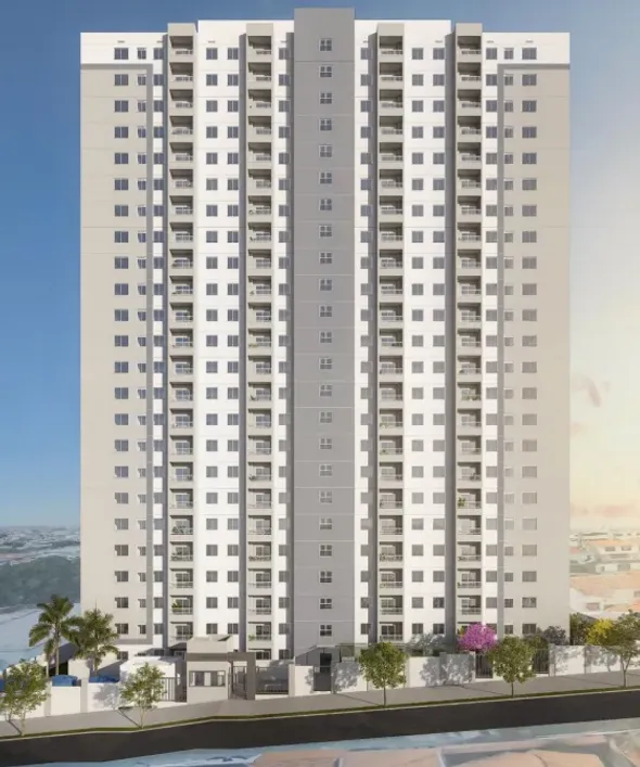 Foto do imóvel - Apartamento para comprar com 35 - 54 m², 2 quartos, 1 banheiro