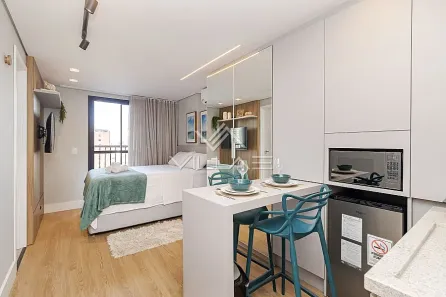 Studio com 1 Quarto para alugar, 29m² no Centro, Curitiba