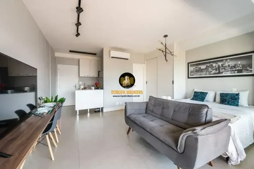 Foto do imóvel - Apartamento à venda com 1 quarto, 1 banheiro, 1 vaga na garagem e elevador no condomínio.
