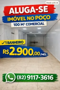 Prédio/Edifício Inteiro para alugar, 100m² no Poço, Maceió