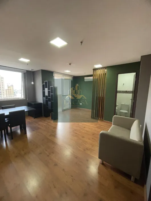 Foto do imóvel - Sala/Conjunto para alugar com 34 m², 1 quarto, 1 banheiro, 1 vaga
