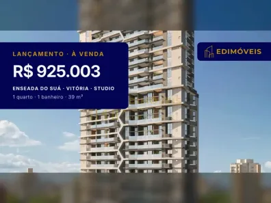 Studio com 1 Quarto à venda, 39m² no Enseada do Suá, Vitória