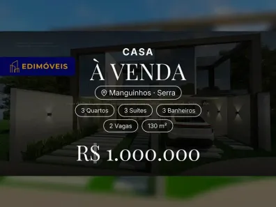 Casa com 3 Quartos à venda, 130m² no Manguinhos, Serra