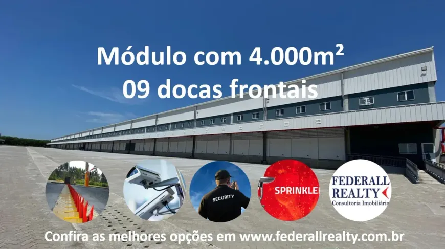 Foto do imóvel - Galpão/Depósito/Armazém para alugar com 9 vagas na garagem, 4000 m² e portaria 24h no.