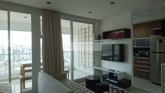 Apartamento com 1 Quarto para venda ou aluguel, 45m² no Brooklin Paulista, São Paulo