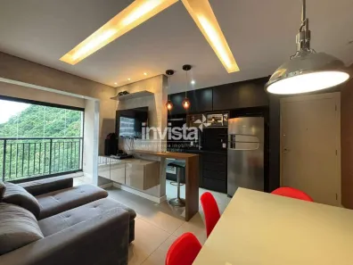 Apartamento com 2 Quartos para alugar, 63m² no Marapé, Santos