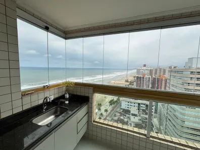 Apartamento com 2 Quartos para venda ou aluguel, 91m² no Aviação, Praia Grande