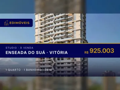 Studio com 1 Quarto à venda, 39m² no Enseada do Suá, Vitória