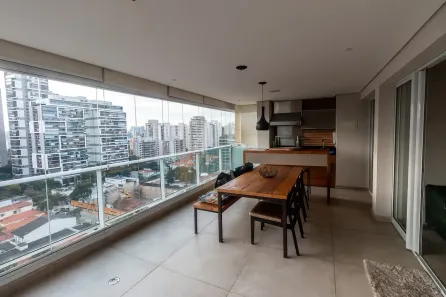 Apartamento com 2 Quartos para venda ou aluguel, 124m² no Brooklin Paulista, São Paulo