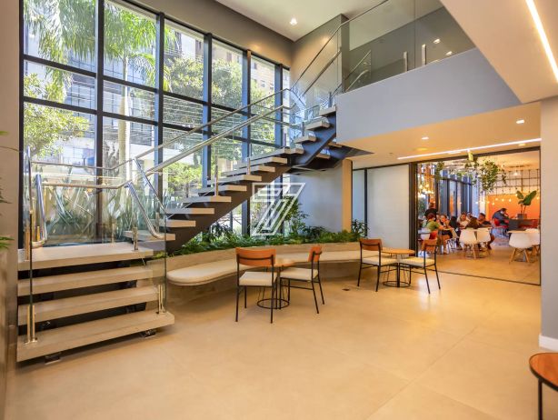 FLAT (com quarto separado) mobiliado e decorado, andar alto, face oeste, Batel, com 36m² privativos! - foto 20