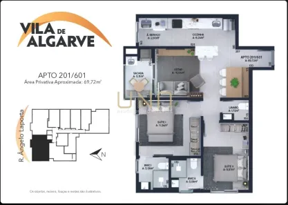 Apartamento com 2 Quartos à venda, 68m² no Centro, Florianópolis