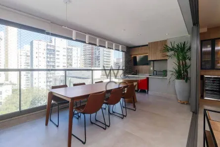 Apartamento com 3 Quartos para venda ou aluguel, 141m² no Brooklin Paulista, São Paulo