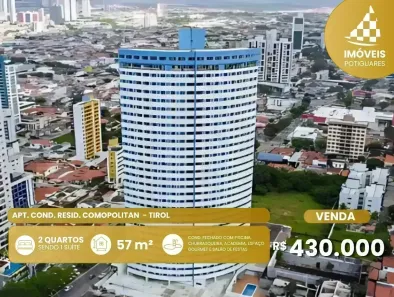 Apartamento com 2 Quartos à venda, 57m² no Tirol, Natal