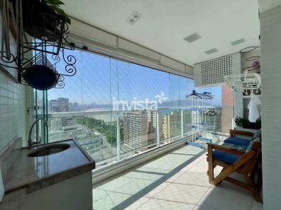Apartamento com 2 Quartos à venda, 77m² no José Menino, Santos
