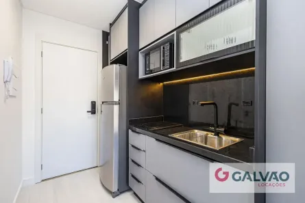 Studio com 1 Quarto para alugar, 22m² no Centro, Curitiba