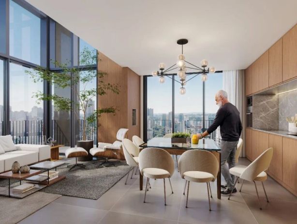 Apartamento com 1 dormitório à venda, 53 m² por R$ 933.696,00 - Batel - Curitiba/PR - foto 7