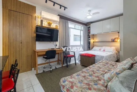 Studio com 1 Quarto à venda, 34m² no Gonzaga, Santos