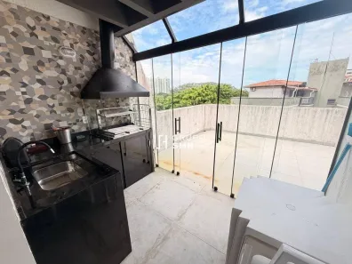 Cobertura com 3 Quartos para venda ou aluguel, 130m² no Loteamento João Batista Julião, Guarujá