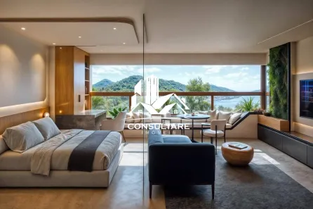 Studio com 1 Quarto à venda, 37m² no Centro, São Vicente