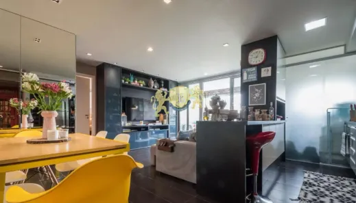 Flat com 1 Quarto à venda, 67m² no Brooklin Paulista, São Paulo