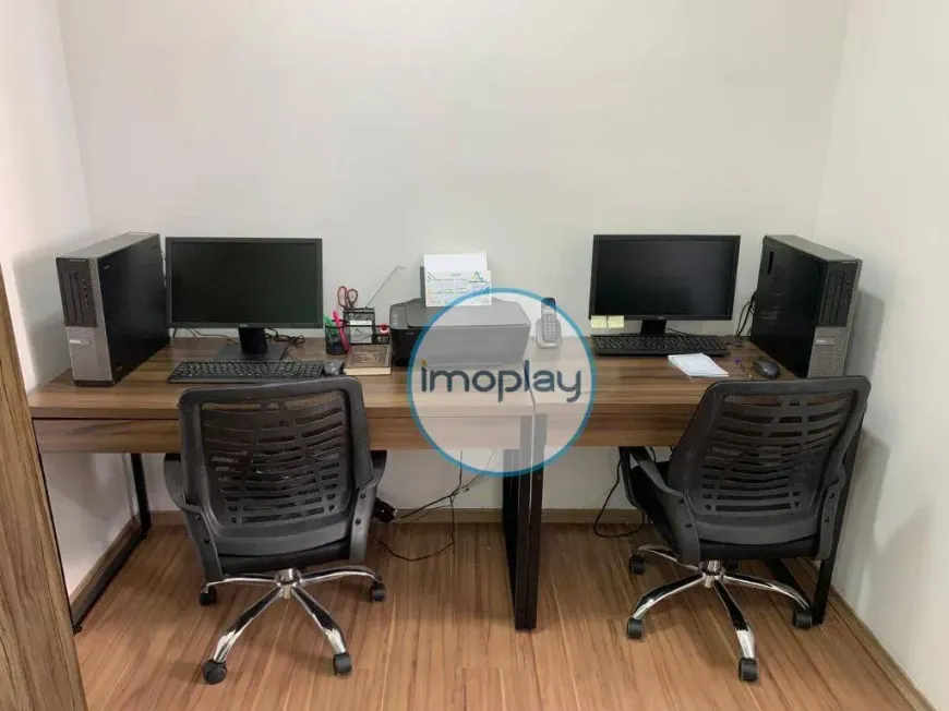 Foto do imóvel - Sala/Conjunto/Escritório mobiliado para alugar com ar-condicionado, 1 banheiro e 1 vaga próximo.