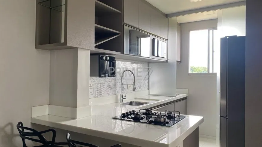 Foto do imóvel - Apartamento mobiliado com 2 quartos, 1 banheiro, 1 vaga na garagem e 46 m² disponível para.