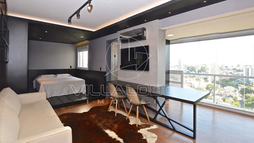 Foto do imóvel - Apartamento à venda com 1 quarto, 1 banheiro e condomínio com elevador e piscina em