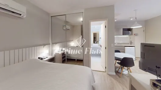 Flat com 1 Quarto para alugar, 57m² no Itaim Bibi, São Paulo