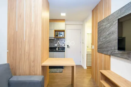 Studio com 1 Quarto para alugar, 25m² no Centro, Curitiba