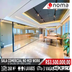 Conjunto Comercial / Sala à venda, 269m² no Centro, Curitiba