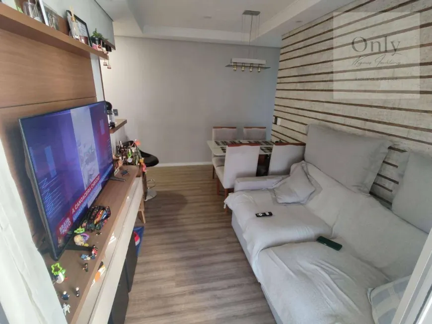 Foto do imóvel - Apartamento à venda com 2 quartos, 1 suíte, mobiliado e 1 vaga na garagem em