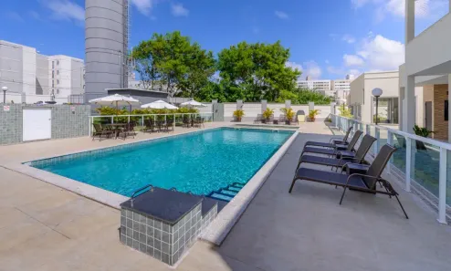 Apartamento com 2 Quartos para alugar, 57m² no Centro, Lauro de Freitas