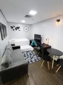 Flat com 1 Quarto à venda, 44m² no Vila Bastos, Santo André