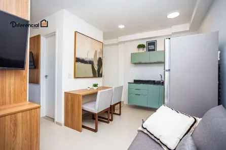 Studio com 1 Quarto para alugar, 26m² no Centro, Curitiba