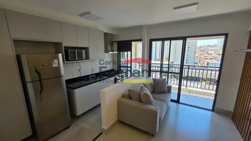 Foto do imóvel - Apartamento para alugar com 2 quartos, 1 suíte, 1 vaga na garagem, mobiliado e aceita animais.