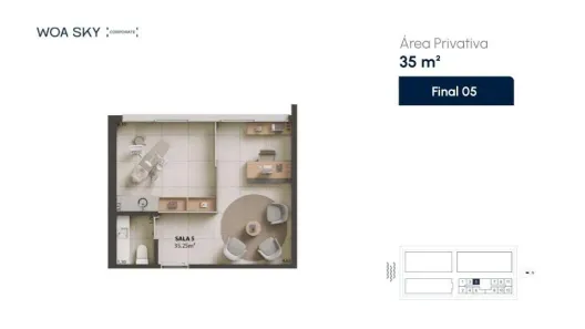 Conjunto Comercial / Sala à venda, 35m² no Campinas, São José
