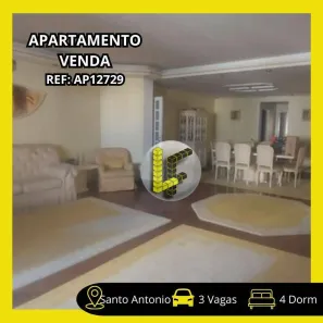 Apartamento com 4 Quartos à venda, 238m² no Santo Antônio, São Caetano do Sul