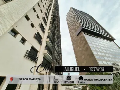 Studio com 1 Quarto para alugar, 42m² no Setor Marista, Goiânia