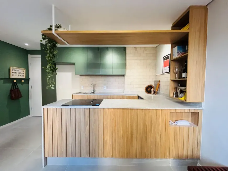 Foto do imóvel - Apartamento para alugar mobiliado, aceita animais, com 1 quarto e 1 banheiro próximo ao Metrô.