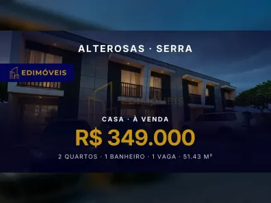 Casa com 2 Quartos à venda, 51m² no Alterosas, Serra