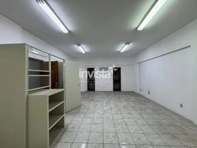 Conjunto Comercial / Sala com 1 Quarto para alugar, 70m² no Centro, Santos