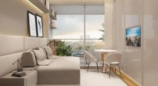 Studio com 1 Quarto à venda, 34m² no Centro, Curitiba