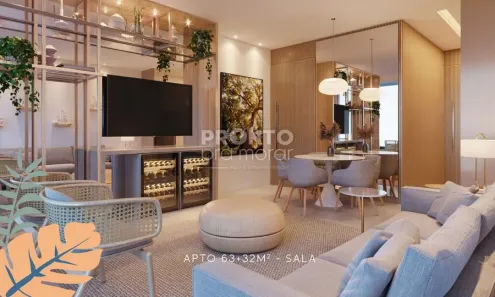 Flat com 2 Quartos à venda, 63m² no Centro, Ipojuca