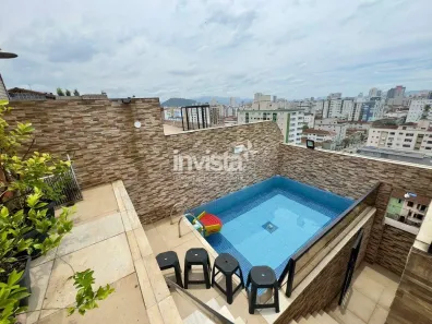 Cobertura com 3 Quartos à venda, 170m² no Campo Grande, Santos