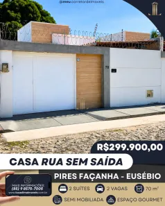 Casa com 2 Quartos à venda, 71m² no Pires Façanha, Eusébio