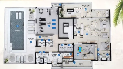 Apartamento com 2 Quartos à venda, 86m² no Pompéia, Santos