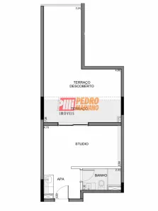 Studio com 1 Quarto à venda, 27m² no Perdizes, São Paulo