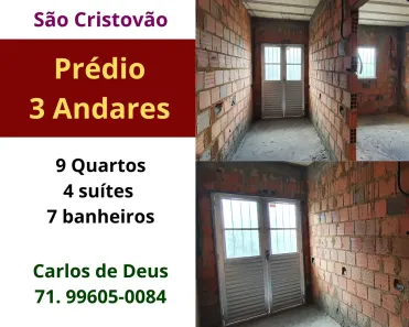 Prédio/Edifício Inteiro com 9 Quartos à venda, 225m² no São Cristóvão, Salvador