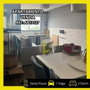 Apartamento com 3 Quartos à venda, 90m² no Santa Paula, São Caetano do Sul