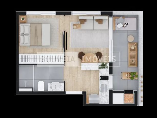 Temple Batel - Apartamento com 1 Dormitório, 34,7 à 47,7 à partir de R$646.710 - foto 37